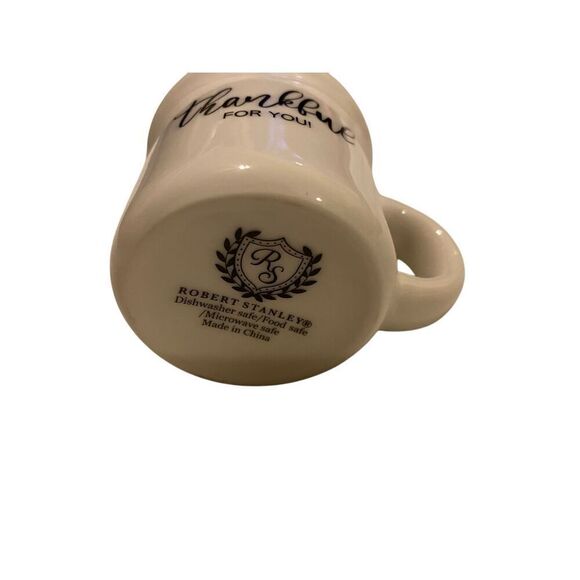 Hobby Lobby Thankful For You Mug Candle Holder Home Decor Ceramic - Picture 5 of 8